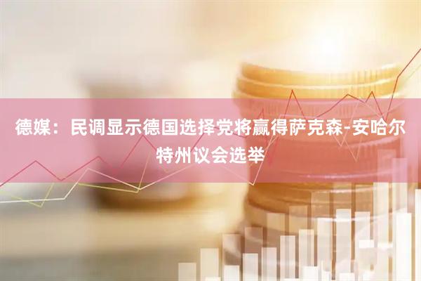 德媒：民调显示德国选择党将赢得萨克森-安哈尔特州议会选举